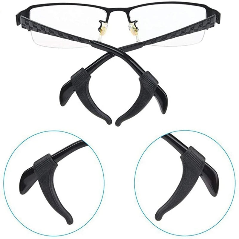 10 pairs Top Quality Silicone Anti-slip Holder For Glasses Accessories Kids/Adults Ear Hook Sports Eyeglass Temple Tip stoppers