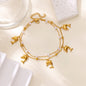 Stainless Steel Imitation Pearl Anklets for Women Gold Color Chain Ankle Bracelet Anklet Summer Beach Jewelry Accessories Gift