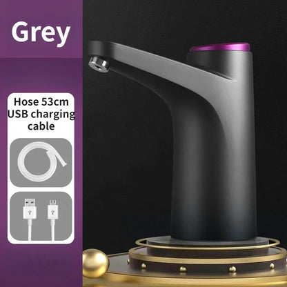 Drinking Fountain Electric Portable Water Pump Dispenser Gallon Drinking Bottle Switch Silent Charging Touch Dispensador De Agua