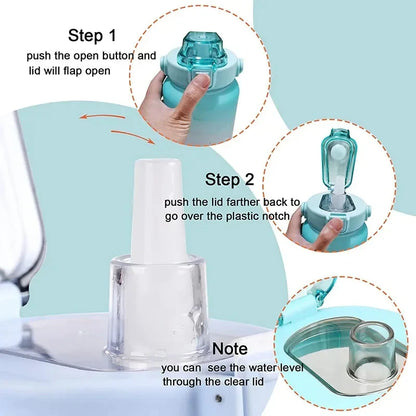 Sports Water Bottle 2 Liters Bottle Drinking Plastic Large Portable Travel Fitness Cup High Value Big Fat Cup Adult Universal