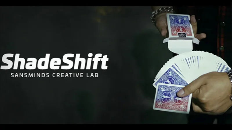 ShadeShift (Magic package) by SansMinds Creative Lab Close-Up Magic Tricks Gimmick Street Magic Bar Card Magic Props Illusions