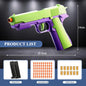 Colt 1911 Shell Soft-Bullet Gun Can Be Fired Toy Gun Fully Automatic Pistol Shooting Games for Boys Kids Christmas Gift