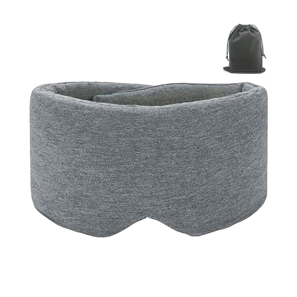 100% Handmade Cotton Sleep Mask Blackout Comfortable Breathable Eye Mask for Sleeping Adjustable  Travel Eyepatch Sleeping Mask