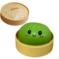 Dumpling Pressure Dumpling Squishies Cute Colorful Bun Toy Slow Rising Stress Relief Fidget Toy for Kids Adults Anti-Anxiety Gif