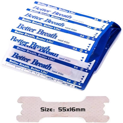 50/100/150/200PCS Breath Nasal Strips  Stop Snoring Nose Patch Good Sleeping Patch Product Easier Breath Sleep Aid Decive