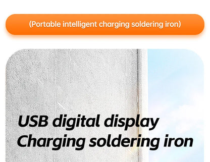 USB Wireless  Digital Electric Soldering Iron Kit  Cordless Adjustable Temperature 300-450℃ Smart Welding Solder Tool