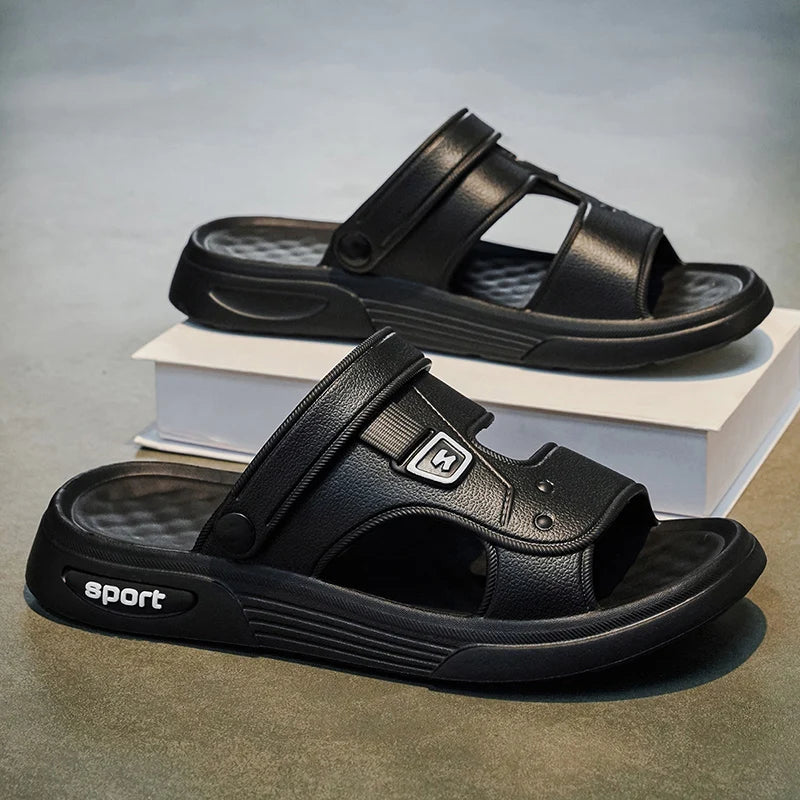 Retro style men dress shoes business casual footwear round toe soft sole anti slip comfortable for street work daily use