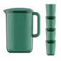 2200ml Cool Water Jug Transparent Refrigerator Water Kettle And Cups Water Pot With Handle Large Capacity Office Household Jug