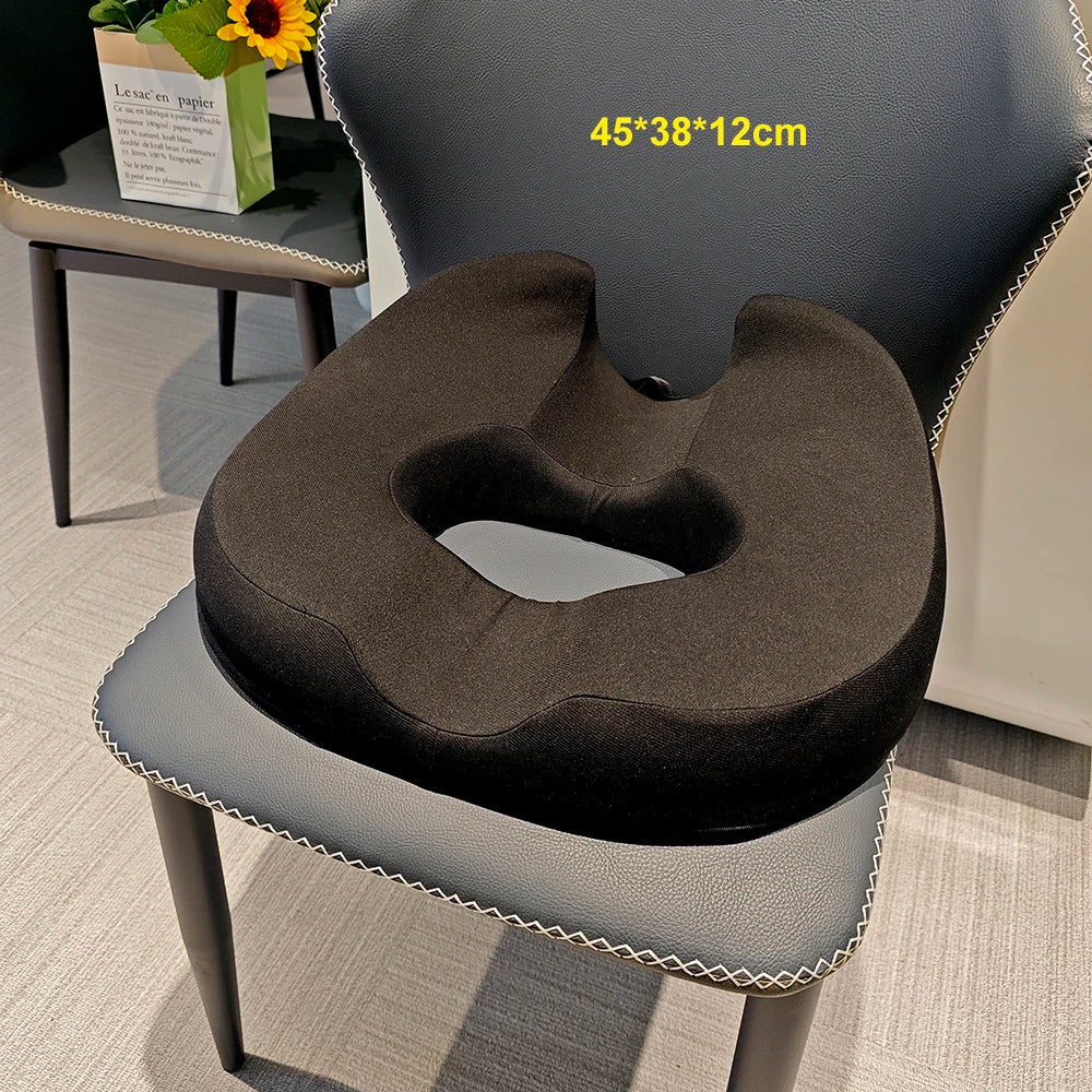Donut Pillow Coccyx Car Seat Cushion for Prostate, Sciatica, Pelvic Floor, Memory Foam Chair Pad, Sitting Cushion, Floor Cushion
