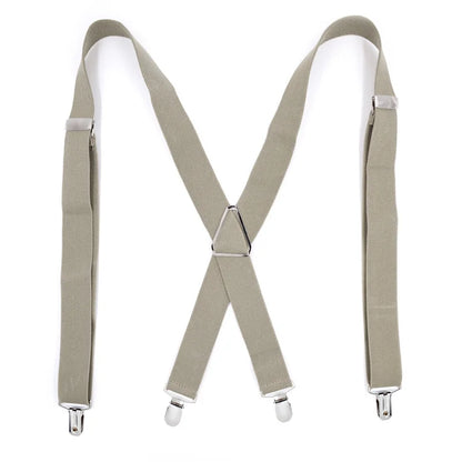 Solid Color Elastic Polyester Suspenders Braces Men Women Black Red Adjustable Straps For Wedding Suit Skirt Accessories Gifts