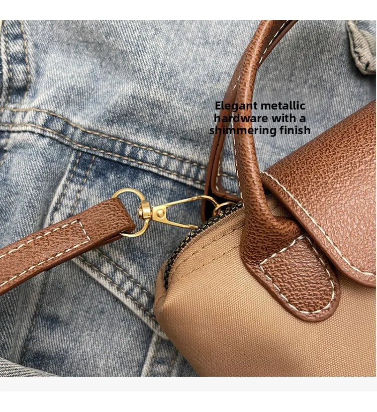 Retro Casual Fashion Ladies Shoulder Bag Stylish Trendy Crossbody Bag Quality Small Square Bag Urban Minimalist Style Polyest...