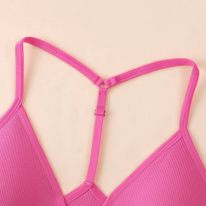 Women Bra Set Panties Sexy Push Up Bralette Female Fitness Seamless Underwear Sports Lingerie Brassiere Set Tank Crop Tops S-XL