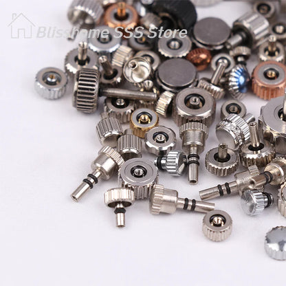 【S】50/100Pcs Watch Accessories Disassembly Parts Disassembly Heads DIY Accessories Watch Handmade Repair Tools