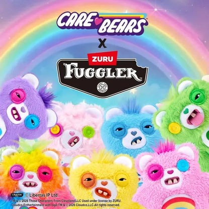 Original Fuggler Care-Bears Series Cute Ugly Teeth Monster Trendy Toys Plush Pendant Funny Trendy Dolls Keychain Gifts Bagged