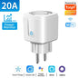WiFi/Zigbee Smart Plug EU 16A/20A with Power Monitoring Timer Function Socket Compatible with Tuya Alexa Google Home Smart Life