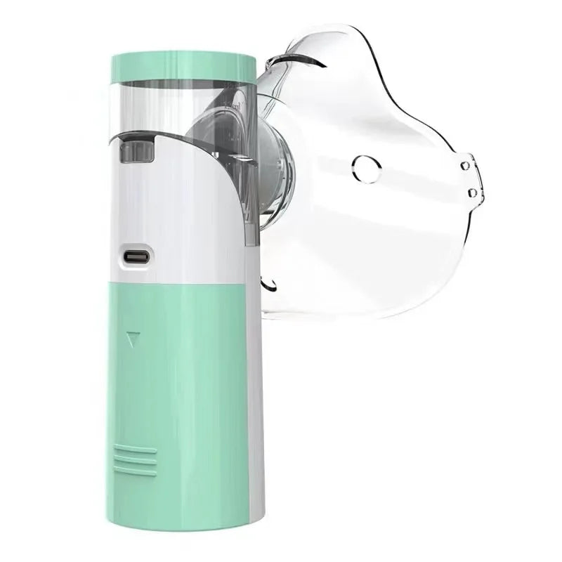 Mini Medical Nebulizer Handheld Nebulizers Ultrasonic Atomizers Portable Mute Asthma Inhaler for Adults Children Nebulizador