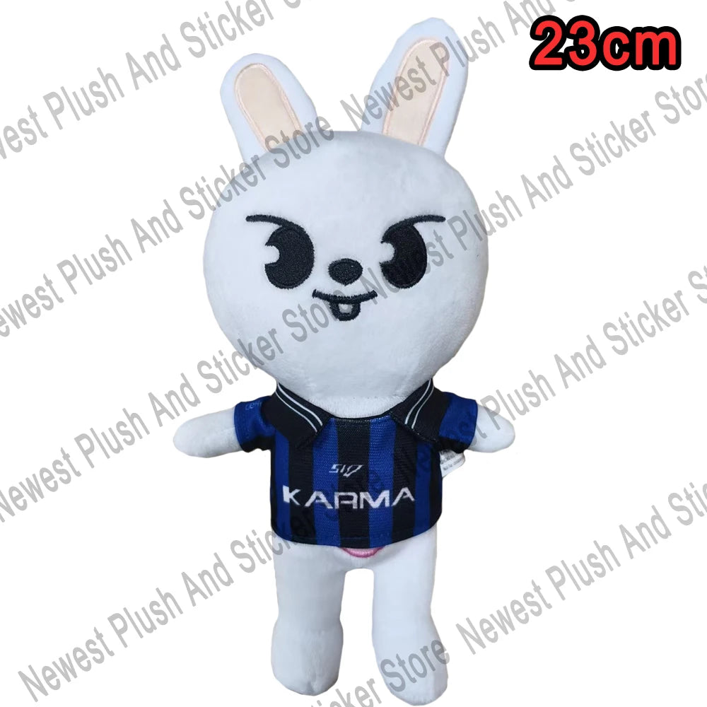 8pcs Skzoo Plush 25cm Kpop Cartoon Stuffed Animal Plushies Stray Kids Plush Doll Toys Kawaii JYP Adults KZ Fans Keychain  Gift