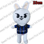 8pcs Skzoo Plush 25cm Kpop Cartoon Stuffed Animal Plushies Stray Kids Plush Doll Toys Kawaii JYP Adults KZ Fans Keychain  Gift