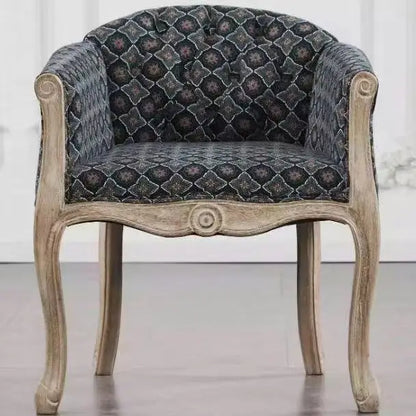 Leisure Sofa Chair, Solid Wood Antique Dining Chair, European Hotel Dining Chair, Living Room Leisure Sofa,Support Customization