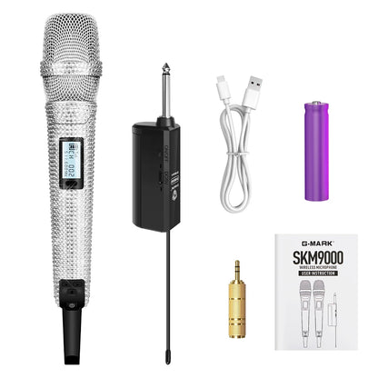 Diamond Wireless Microphone G-MARK SKM9000 Handheld Mic Concerts For Party School Teaching Wedding Stable Audio Transmission