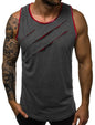 Men's Crew Neck Vest Side Totem 3D Printed Outdoor Street Sleeveless Printed Clothing Sports Casual Plus Men's Sports Vest