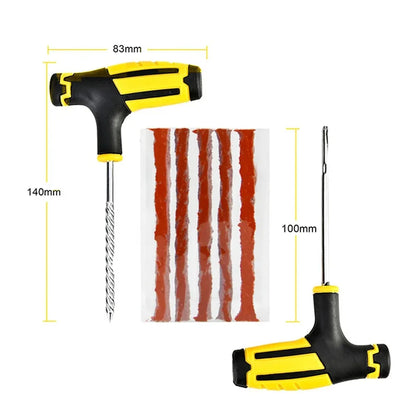 Universal Tire Strips Stiring Glue Repair Tool Kits Garage Tyre Puncture Plug Bike Tubeless Tire Accessories Car Tire Repair Kit
