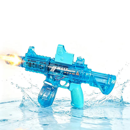 Fun electric pulse water gun, simulated flame sensing light, fully automatic toy water gun, adult outdoor beach toy