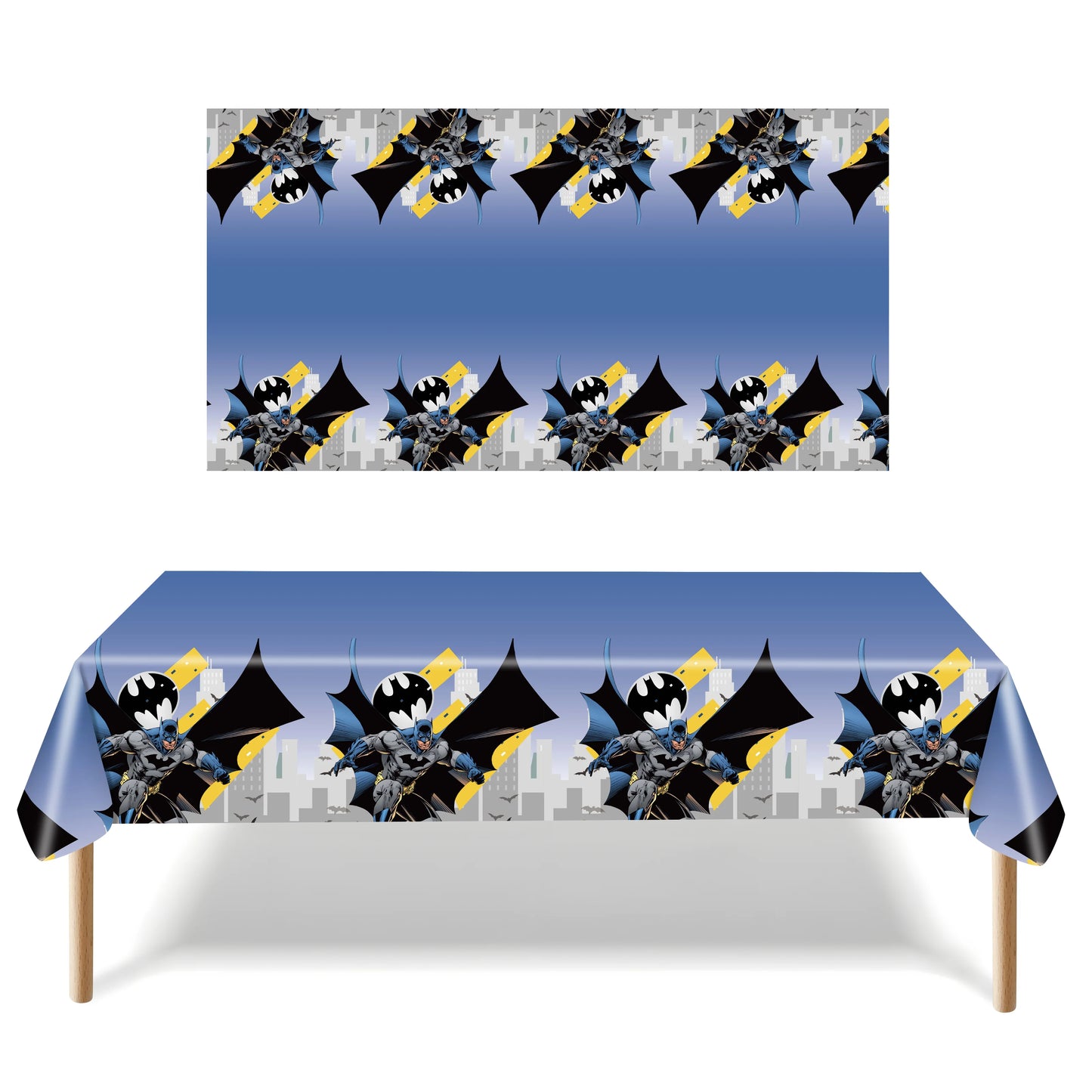 Batman Birthday Party Decoration Disposable Tableware Tablecloth Plate Napkin Balloon Cake Topper Baby Shower Party Favors