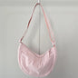 Solid Color Corduroy Women's Hobos Shoulder Bag Retro Casual Female Crossbody Bags Ladies Daily Travel Handbags Messenger Bag