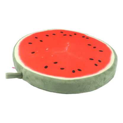 Cartoon Fruits Print Round Bar Chair Cushion Cover Anti-Slip Seat Cushion Slipcover Soft Stool Cushion Covers Slipcover