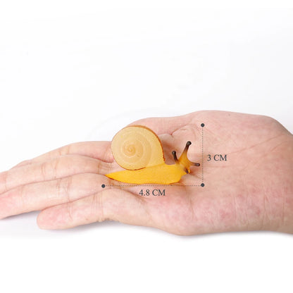 Realistic Life Cycle Of A Snail Model Figure Snail Figurine Party Favors Supplies Cake Toppers Desktop Decoration Collection Toy