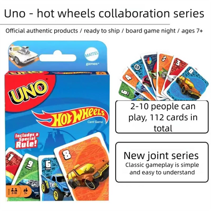 UNO Flip Playing Cards Games, Super Mario, Minecraft, Lord of the Ring, Hot Wheels, No Mercy, Social Board Table Party Games, Ki