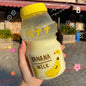 [H]480ml Plastic Water Bottle Drinking Bottle Shape Cute Kawaii Milk Shaker Bottle