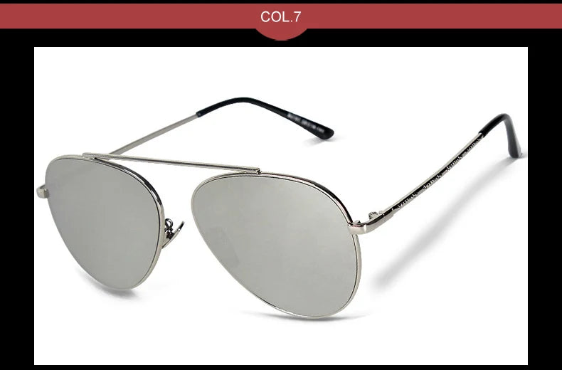 TAGION Brand New Men's Pilot Sunglasses Women Men Alloy Frame Fashion Sunglasses Driving Lenses Unisex Eyewear 2767