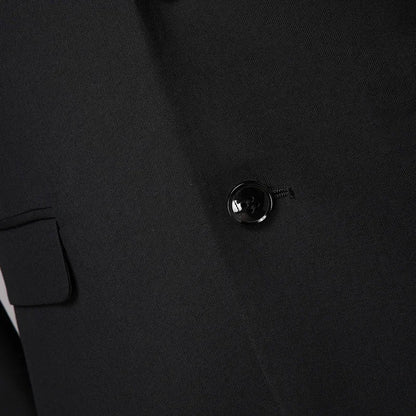 S-8XL (Blazer+Pants) Men's Fashion Business Casual Outdoor Gentleman Trend Single Breasted Wedding Slim-fit British Style Suit