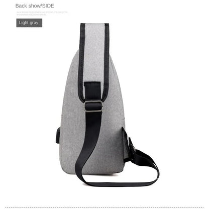 Chest Bag Men's One Shoulder Crossbody Bag Large Capacity Outdoor Sports Leisure Fashion Small Shoulder Bag Backpack Men's