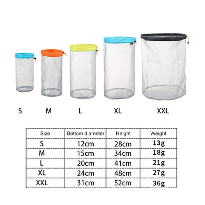 Compression Bag Portable Waterproof Drawstring Travel Sundry Bag Dustproof Space Saving Carry Pouch for Camping Travel Hiking