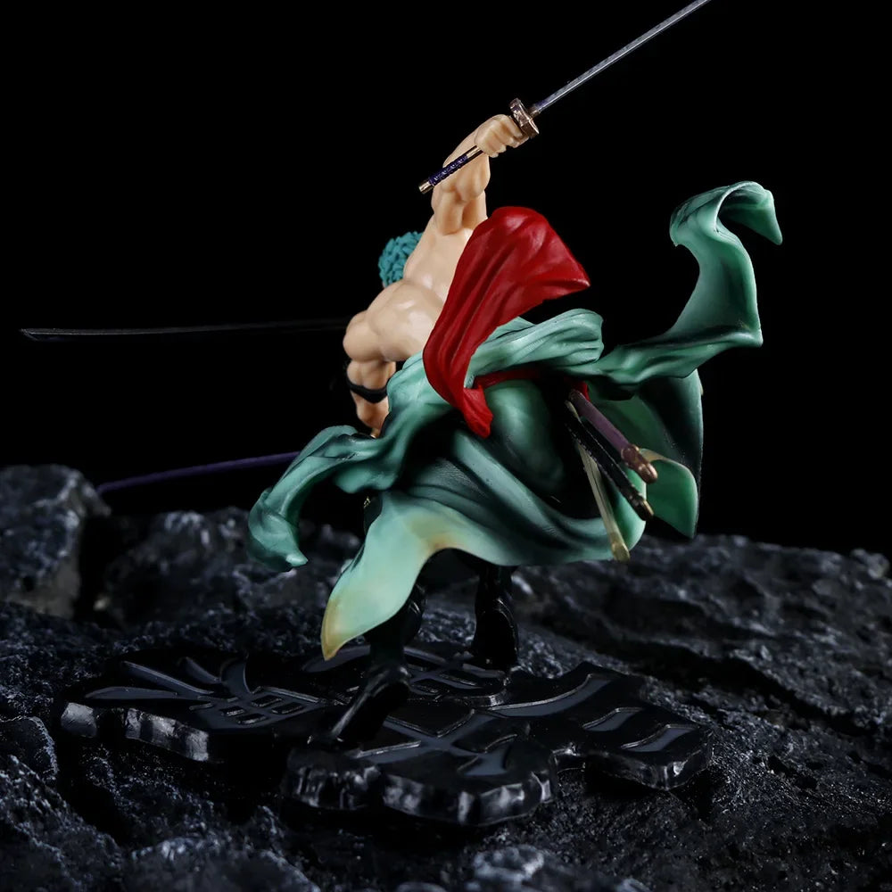 Anime Figure One Piece Luffy Roronoa Zoro Three-Blade Sa-Maximum Manga Statue PVC Action Collection Model Toys