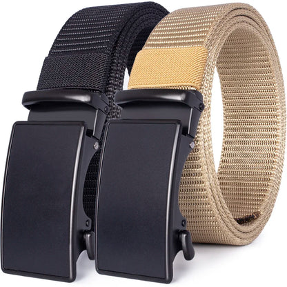 Automatic Buckle Light Comfortable Nylon Military Belt Outdoor Hunting Multifunctional Tactical Canvas Belt High Quality Men Bel
