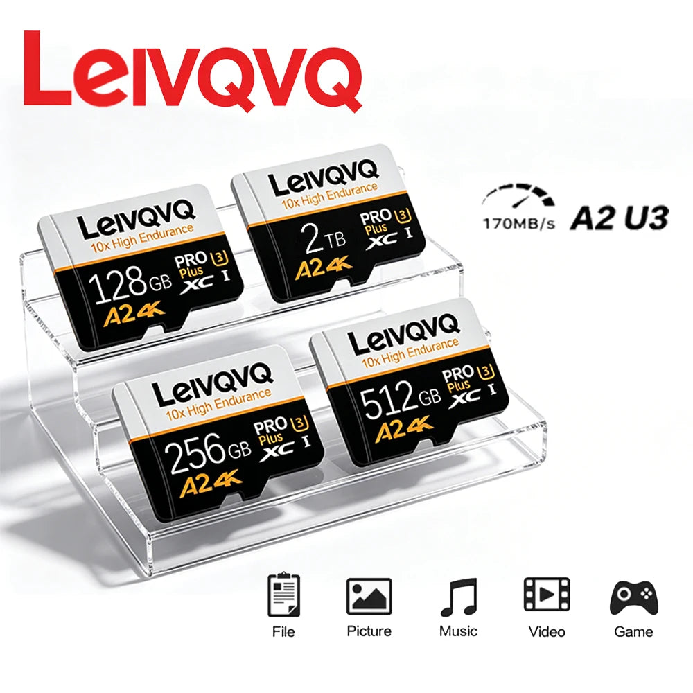 SD Memory Card 128GB 256GB 512GB SD Micro Card V60 U3 TF Card Memory Microsd For Xiaomi Surveillance Devices Drone SD Flash Card