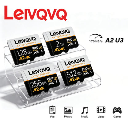 SD Memory Card 128GB 256GB 512GB SD Micro Card V60 U3 TF Card Memory Microsd For Xiaomi Surveillance Devices Drone SD Flash Card