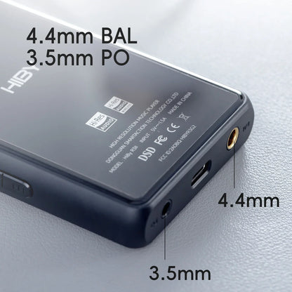 HiBy R3 II 2025 / R3 Gen 2 Music Player Bluetooth 5.1 WiFi MQA16X DSD256 Web Radio USB Audio Dongle DAC X1600E ES9219C 3.2‘’