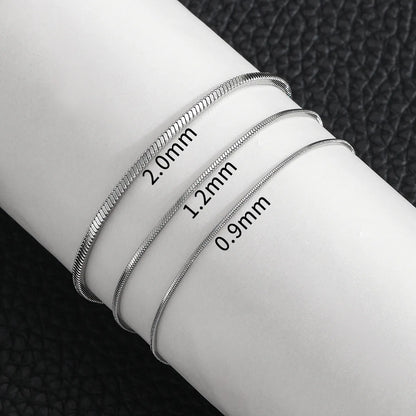 Hip Hop Stainless Steel Snake Bone Chain Bracelet Men Jewelry Trend Basic Chain Bracelet For Women Fashion Party Bracelet