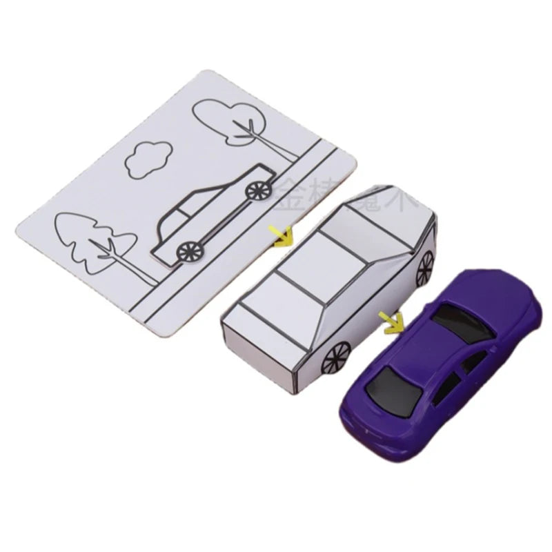 Magic Tricks Toy Street Magic Show Magic Props Appearing Car By Hyde Ren Magic Tricks Funny Card To Paper Car Illusion Box