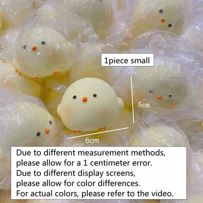 Cute Giant Chick Squishy Toy Slow Rising Stress Relief Sensory Fidget Toy for  Adults Anxiety ADHD Squishy Squeeze Toy