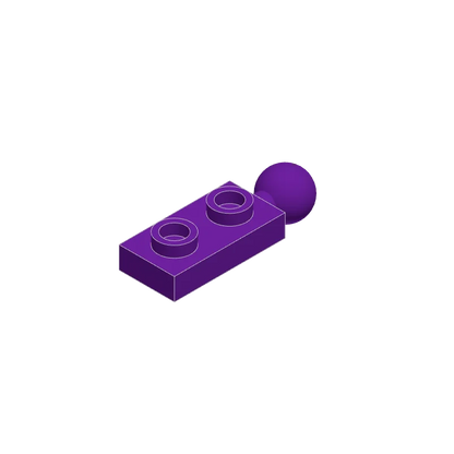 50pcs 22890 Modified 1 x 2 with Tow Ball on End Bricks Collections Bulk Modular GBC Toys For Technical MOC Buildings Blocks
