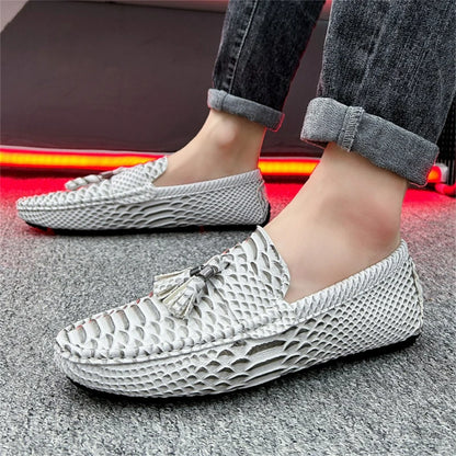 Driving Shoes Summer Mens Outdoor Anti-slip Comfort Soft High Quality Men Breathable Flat Driving Shoes Classic Casual Loafers