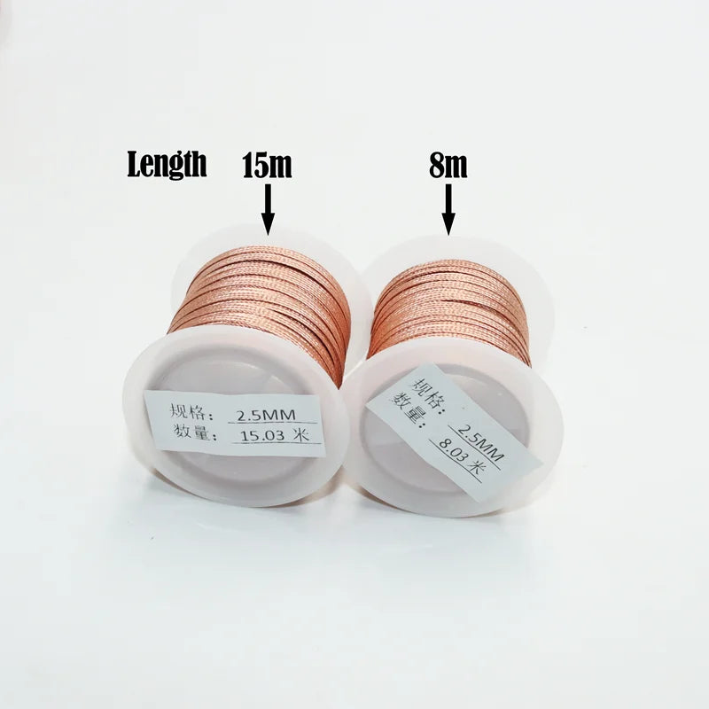 Length 15/8M Strong Solder Wick Desoldering Copper Wire Mesh Braid Width 2/2.5/3.0mm PCB BGA  Remover Tin Welding Soldering Tool
