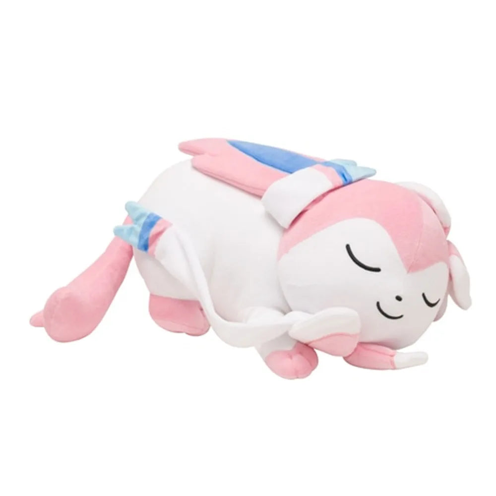 original Eeveelution big sleeping Sylveon & Espeon & Umbreon & Leafeon plush toy stuffed toy doll doll