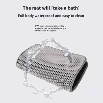 new 90X60CM Cat Litter Mat Waterproof Double Layer Pet Litter Box Mat Pet Toilet Cat Mat Nonslip Sand Cat Washable Mat Pet Clean